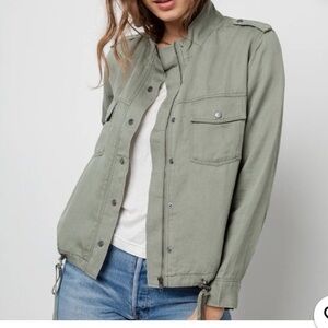 Rails Collins Army Green Utility jacket size small great condition